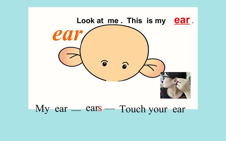 Unit 3 Look at me!part A Let's learn 课件(共20张PPT)06