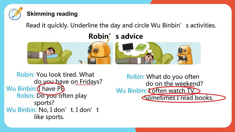 Unit2 My week Part B Read and write&Let's check课件+教案06