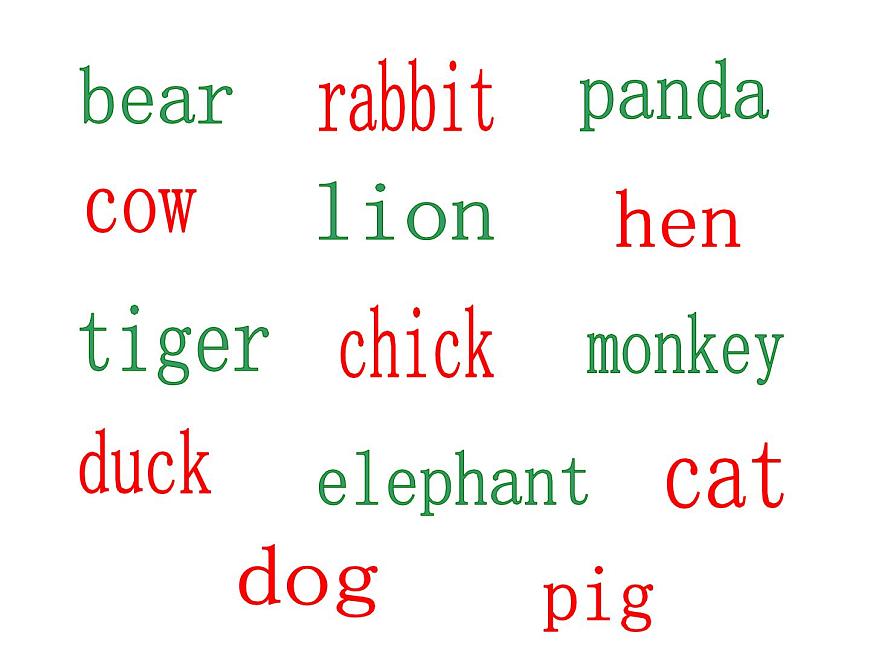 牛津上海版英語(yǔ)一年級(jí)下冊(cè)第一板塊第一單元課件PPT第6頁(yè)