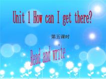 2020-2021学年Unit 1 How can I get there? Part B课前预习ppt课件