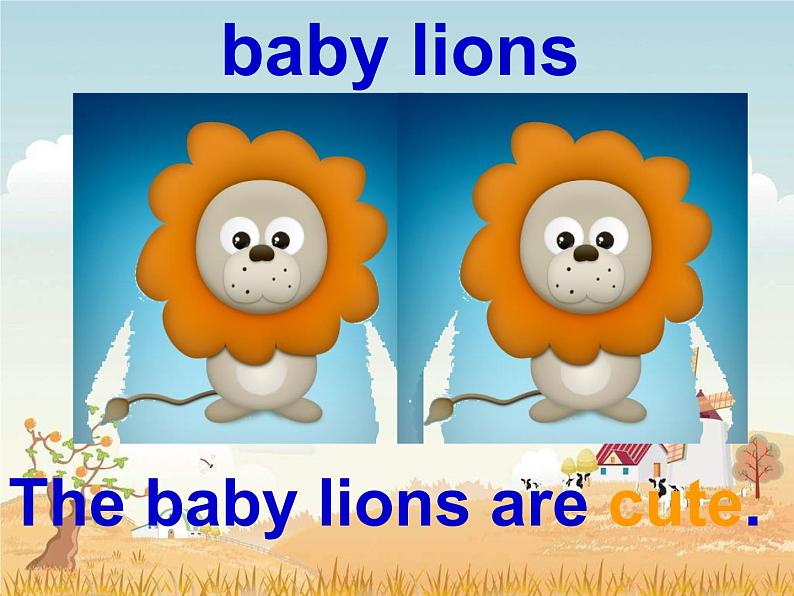 外研版小学英语(一起)一下Module 6《Unit 2 They’re little and cute》ppt课件2第6页