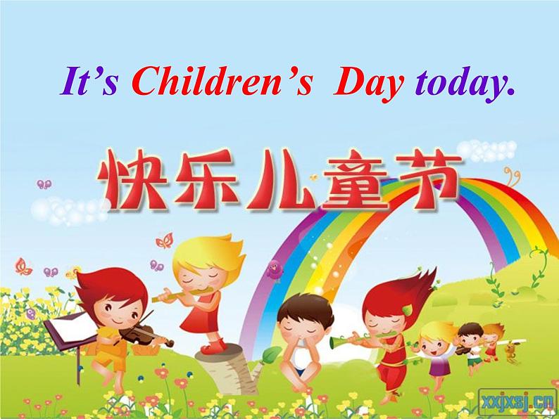外研版(一起)小学英语二年级下册同步 Module 7《Unit 1 It’s Children’s Day today》课件(5份打包)05