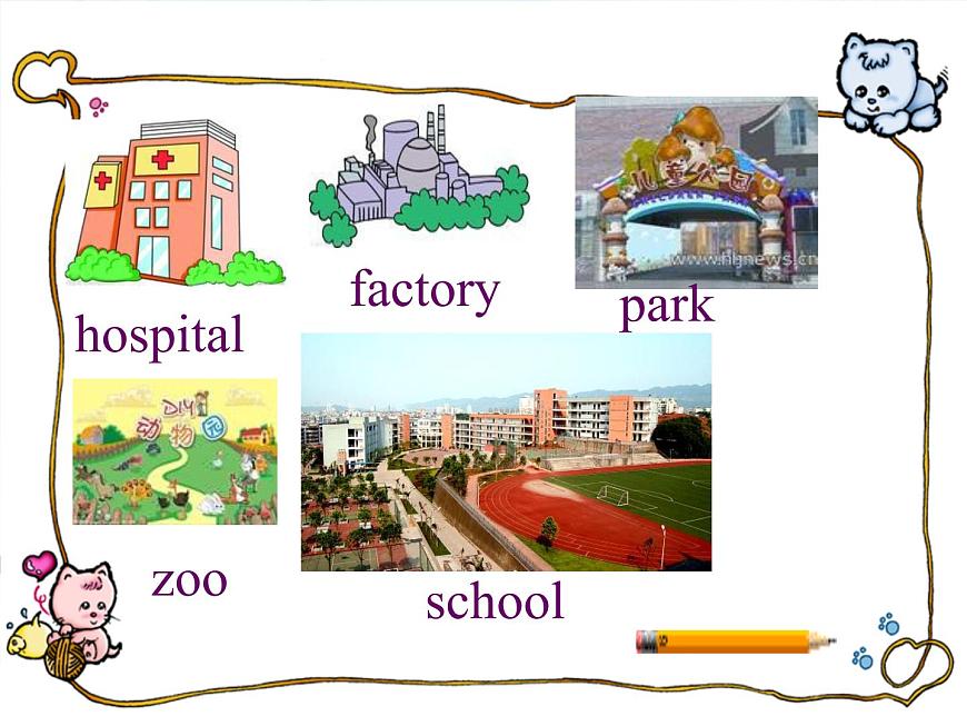 外研版（一起）二下Module 10《Unit 1 It’s next to the park》ppt課件2第3頁