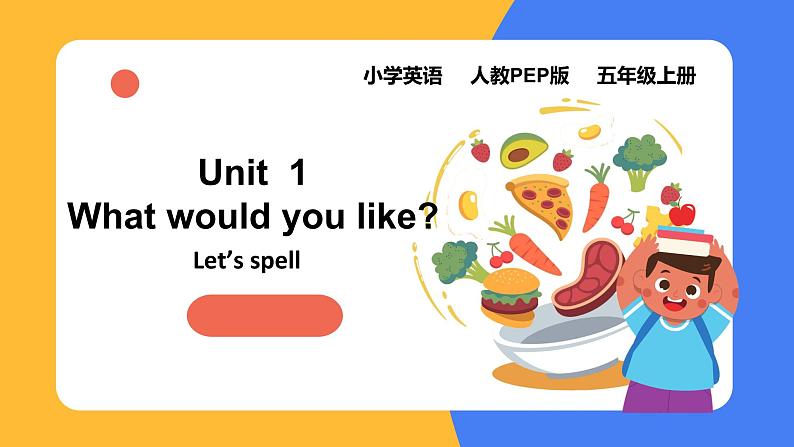 Unit3 What would you like? Part A Let 's spell课件第1页