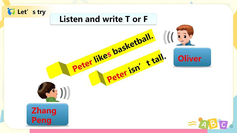 人教版PEP六上《Unit 4 I have a pen pal Part A(Let 's talk)》课件第7页