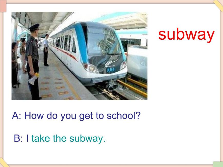 Unit 6 I often walk to school 課件2第4頁
