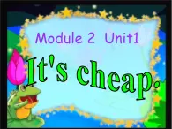 外研版(一起)小学英语四年级下册同步课件《Module 2Unit 1 It's cheap.》PPT课件