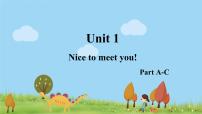小学英语湘少版四年级上册Unit 1 Nice to meet you.教学演示ppt课件