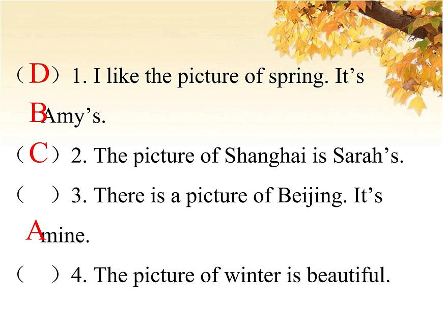 人教版（PEP）五年級(jí)英語(yǔ)下冊(cè)Unit5 WhosedogisitALet 'stryLet 'stalk習(xí)題課件第5頁(yè)