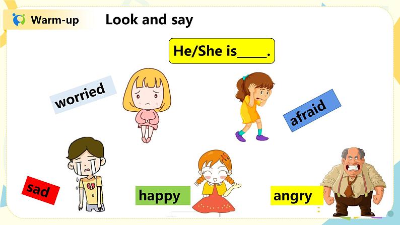 人教版PEP六上《Unit 6 How do you feel Part A(Let 's talk)》课件第5页