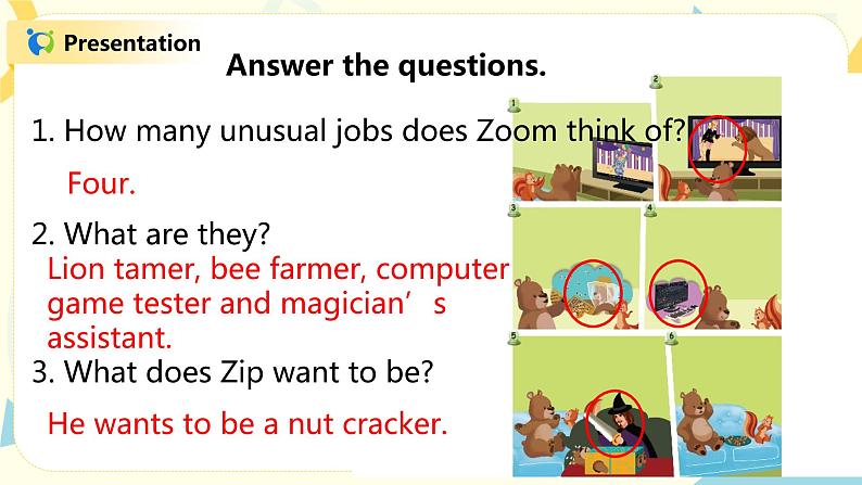 人教版PEP六上《Unit 5 What does he do Part C(Story time)》课件+教学设计+素材08