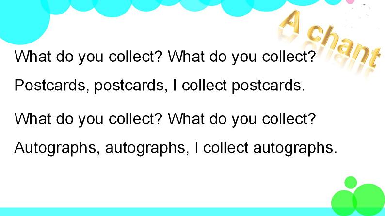 外研剑桥版英语5年级上册 Unit4 What do you collect?第2课时(2&3) PPT课件第5页