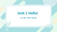 英语人教版 (PEP)Unit 1 Hello! Part A一等奖课件ppt