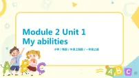 牛津上海版一年级上册Module 2 Me my family and friendsunit 1 My abilities教案配套ppt课件