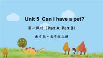 小学英语湘少版五年级上册Unit 5 Can I have a pet?背景图课件ppt