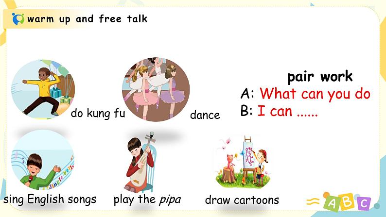 Unit4《What can you do》第三课时PALet’s spell教学课件第3页