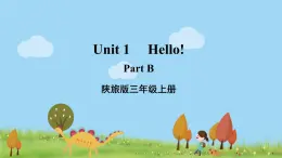 陜旅英語(yǔ)3年級(jí)上冊(cè) Unit 1 Part B PPT課件