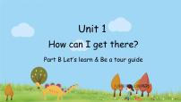 小学英语人教版 (PEP)六年级上册Unit 1 How can I get there? Part B教学演示ppt课件