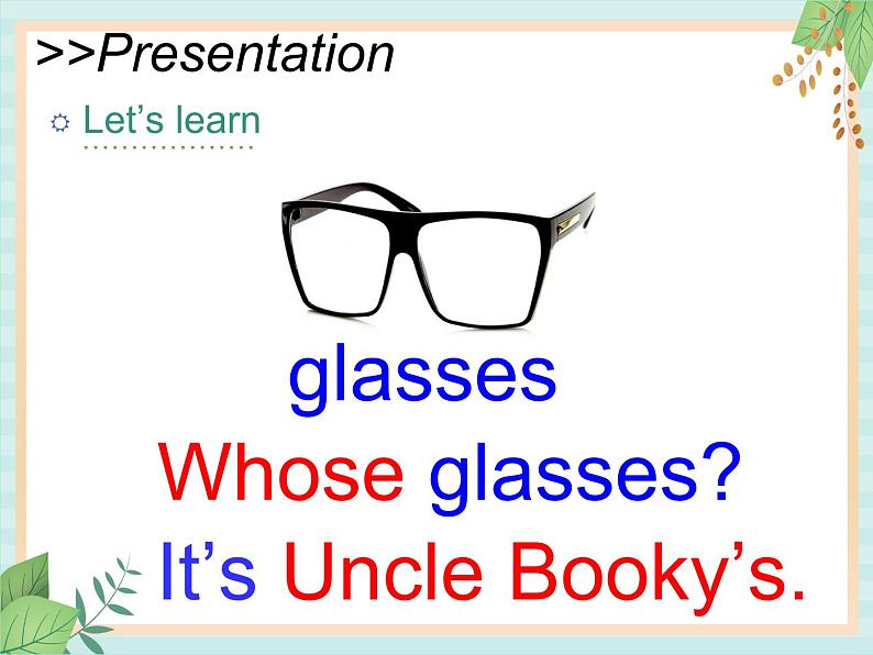 北师大三起四上英语 Unit 3Lesson2_教学课件04
