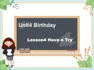 北师大三起六上英语 Unit 4Lesson4_Have_a_Try教学课件