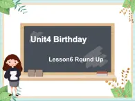 北师大三起六上英语 Unit 4Lesson6_Round_Up教学课件