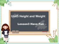 小学英语北师大版 (三年级起点)六年级上册Unit 5 Height and Weight教学ppt课件