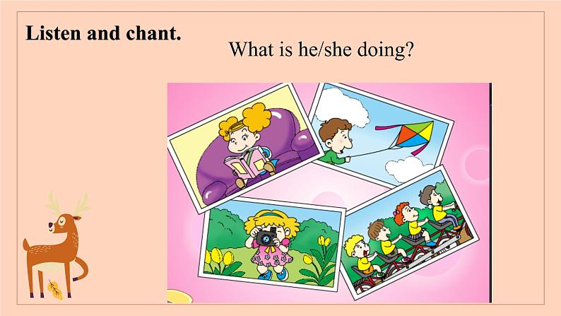 外研版四年级上册英语Module2 Unit2 What are you doing课件06