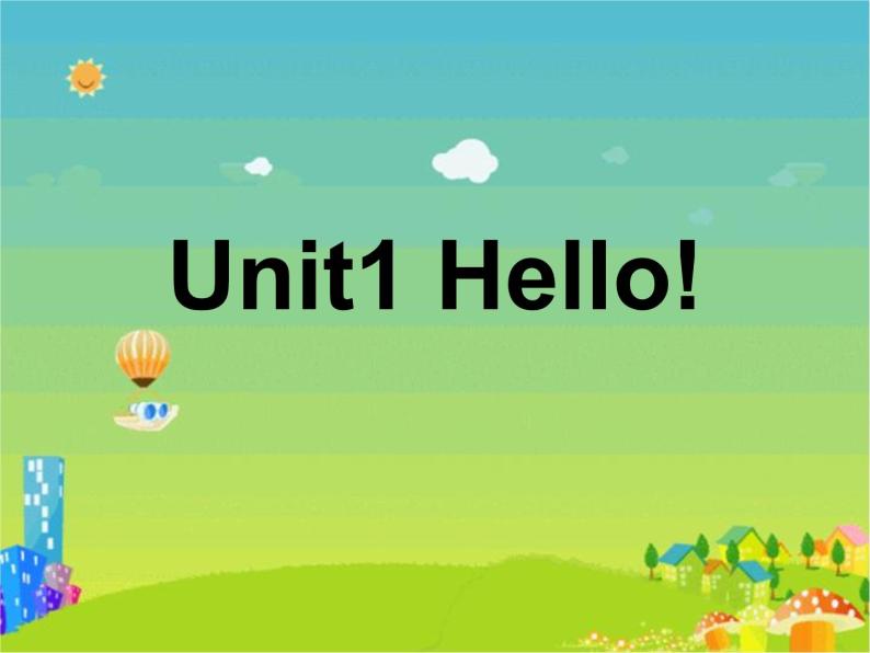 三年级上册英语课件－Unit1 Hello!(第2课时）｜陕旅版01