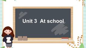小学北师大版 (一年级起点)Unit 3 at school教案配套课件ppt