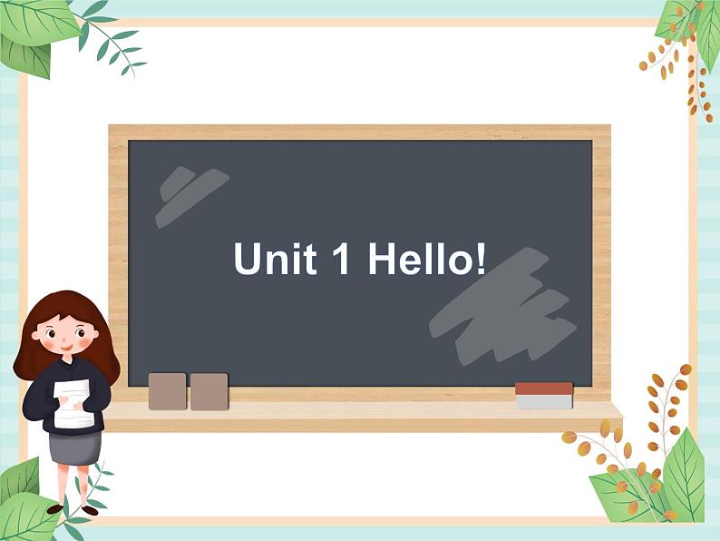 北师大一起英语2上Unit 1 Hello 课件第1页
