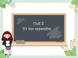 北师大一起英语4上Unit 3 It's too expensive! 课件