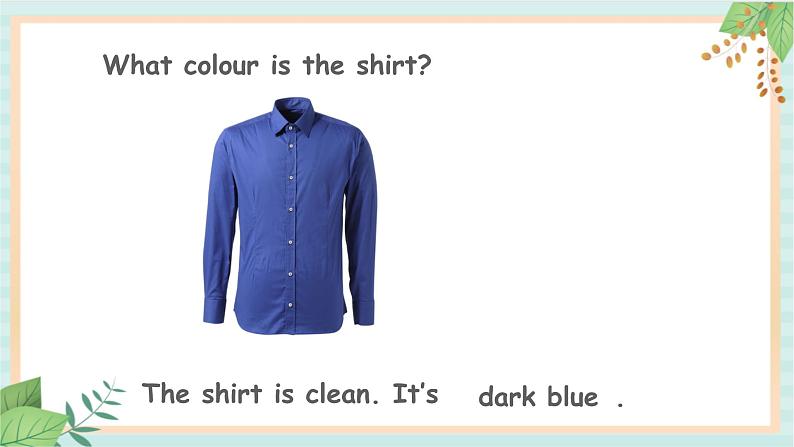 接力版英语四年级上册 Lesson 13 The dress is clean 课件+素材07