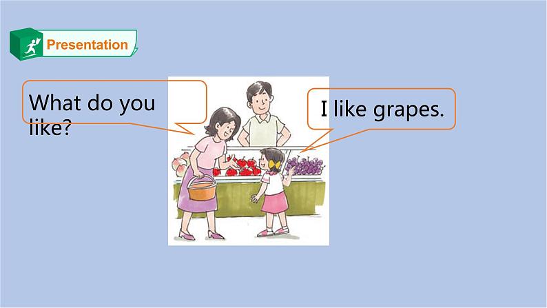 lesson 1 I like grapes.第一课时课件第8页
