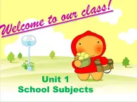 【廣東開心英語】四年級英語上冊Unit 1 School Subjects 課件+素材