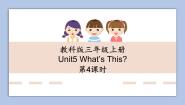 英语Unit 5 What is This?背景图课件ppt