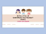 教科版3上英语 Unit6《What's your number》第2课时 课件PPT