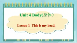 鲁科版五四制3上英语Unit 4 Body Lesson 1 This is my head（课件）