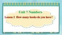 鲁科版 (五四制)三年级上册Lesson 2 How Many Books Do You Have?教学ppt课件