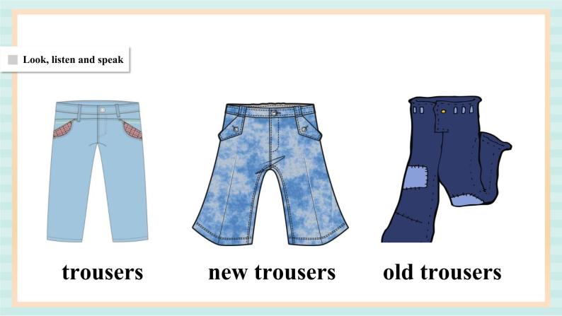 清华大学版小学英语 二年级上册Unit 2 Clothes Lesson 10 课件（10张PPT）03