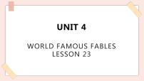 小学英语Unit 4 World famous fables课堂教学课件ppt