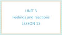 小学英语清华大学版四年级上册Unit 3 Feelings and reactions教课课件ppt