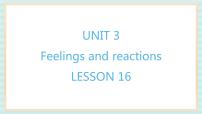 小学英语清华大学版四年级上册Unit 3 Feelings and reactions图文课件ppt