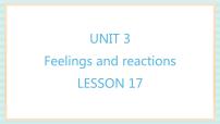 小学英语清华大学版四年级上册Unit 3 Feelings and reactions课文配套ppt课件