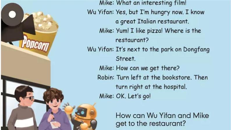 人教PEP版 小学六年级英语上册课件 unit 1How can I get there第6页