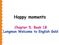 英语一年级下册5. Happy moments图片ppt课件