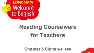 深港朗文版（2018）二年级上册5. Signs we see说课ppt课件