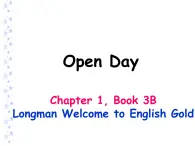 香港朗文版小学英语三年级下册语法课件第一单元 Open Day