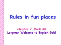 香港朗文版小學(xué)英語(yǔ)四年級(jí)下冊(cè)語(yǔ)法課件第二單元 Rules in fun places
