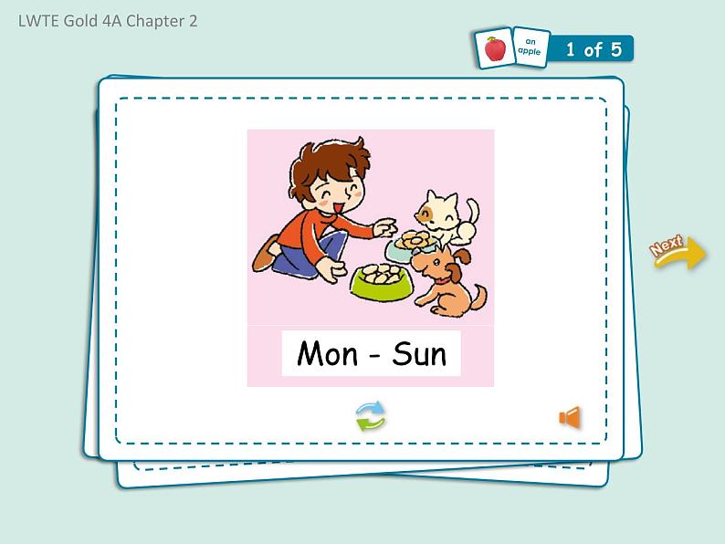 香港朗文版小学英语四年级上册单词朗读课件第二单元 More about our friends第二部分第1页