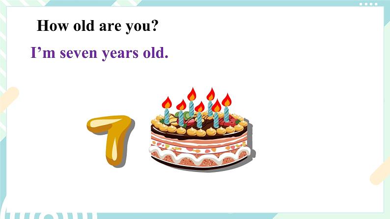 人教版英语三年级上册Unit6 Happy Birthday Part C 课件第7页